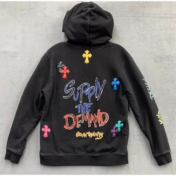 Chrome Hearts Supply The Demand Matty Boy Pullover Hoodie Medium Black - Picture 1 of 16